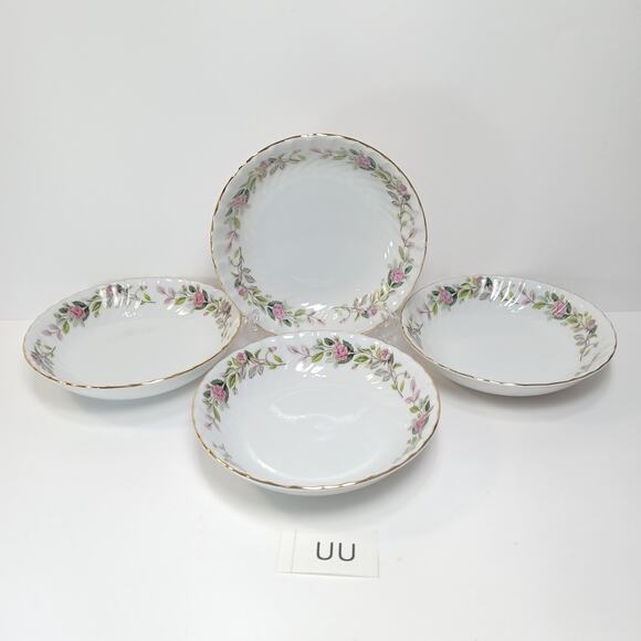 Four Fruit Dessert Bowls Regency Rose 2345 Creative Fine China Replacement [UU] - Picture 1 of 7